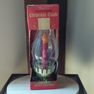 Vintage Timco Electrified Hurricane Christmas Candle 1950's In Box